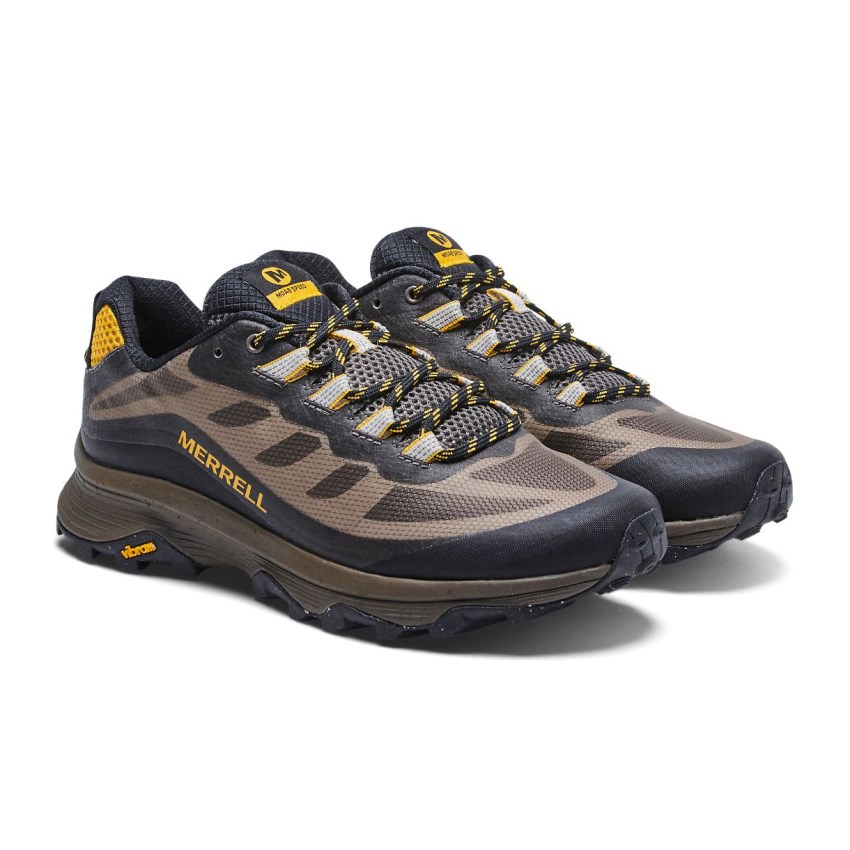 Chaussures Randonnée Merrell Moab Speed Marron/Bleu Marine Homme | U.J.WIIU